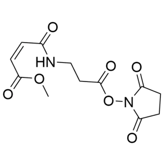 methyl (Z)-4-((3-((2,5-dioxopyrrolidin-1-yl)oxy)-3-oxopropyl)amino)-4-oxobut-2-enoate