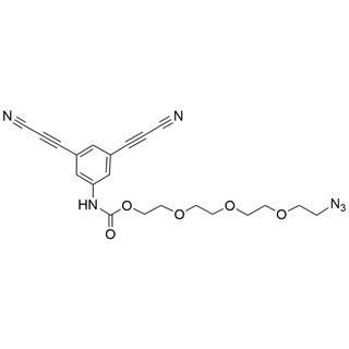 2-(2-(2-(2-azidoethoxy)ethoxy)ethoxy)ethyl (3,5-bis(cyanoethynyl)phenyl)carbamate