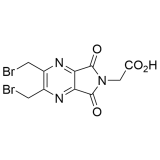 2-(2,3-bis(bromomethyl)-5,7-dioxo-5,7-dihydro-6H-pyrrolo[3,4-b]pyrazin-6-yl)acetic acid