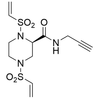 (R)-N-(prop-2-yn-1-yl)-1,4-bis(vinylsulfonyl)piperazine-2-carboxamide