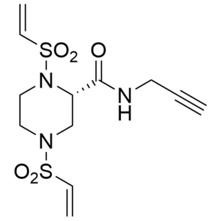(S)-N-(prop-2-yn-1-yl)-1,4-bis(vinylsulfonyl)piperazine-2-carboxamide