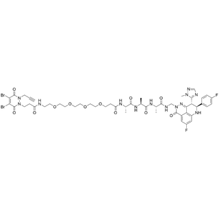 Br2PD-PEG4-Ala-Ala-Ala-NH-CH2-Talazoparib