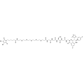 DBM-PEG5-Gly-Gly-Phe-Gly-NH-CH2-Talazoparib