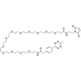 Me-Tetrazine-Bn-amido-PEG12-amido-C2-Mal