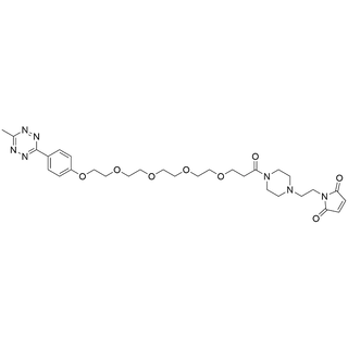 Me-Tetrazine-Ph-O-PEG4-Pip-C2-Mal