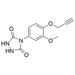 4-(3-methoxy-4-(prop-2-yn-1-yloxy)phenyl)-1,2,4-triazolidine-3,5-dione