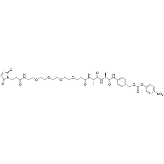 Mal-C3-amido-PEG4-Ala-Ala-PAB-PNP