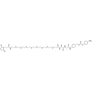 Mal-C3-amido-PEG8-Ala-Ala-PAB-PNP
