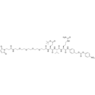 Mal-C3-PEG4-Glu(t-Bu)-Val-Cit-PAB-PNP