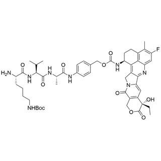 Lys(Boc)-Val-Ala-PAB-Exatecan