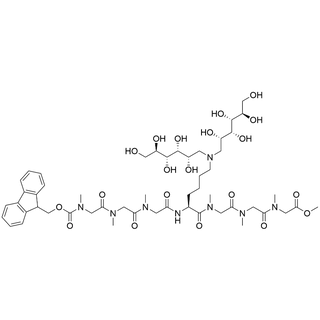 (Fmoc-pSar3)-Lys(1,1'-iminobis(1-deoxy)-Glucitol)-(pSar3-OMe)