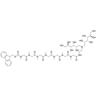 Fmoc-pSar7-EN-(1,1'-iminobis(1-deoxy)-Glucitol)