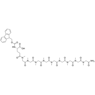 Fmoc-Glu(pSar9-NH2)-OH