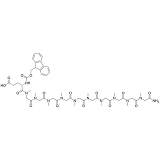 Fmoc-Glu(OH)-(pSar10-NH2)