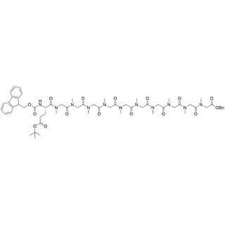 Fmoc-Glu(Ot-Bu)-(pSar10-OBn)
