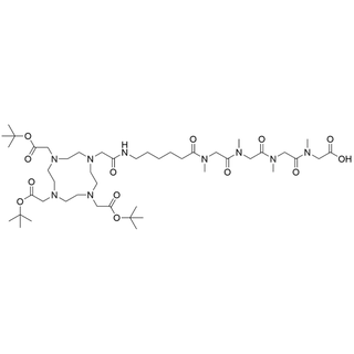 DOTA-tri(t-Bu ester)-Aha-pSar4-OH
