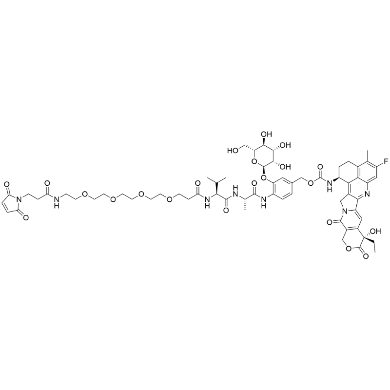 Amido Mal-PEG4-Val-Ala-PAB-(2-a-D-Manp)-carbamate-Exatecan | Precise ...