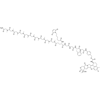 MC-Glu(pSar10-NH2)-Gly-Gly-Phe-Gly-PAB-carbamate-Exatecan