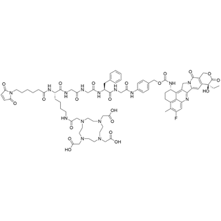 MC-Lys(DOTA)-Gly-Gly-Phe-Gly-PAB-carbamate-Exatecan