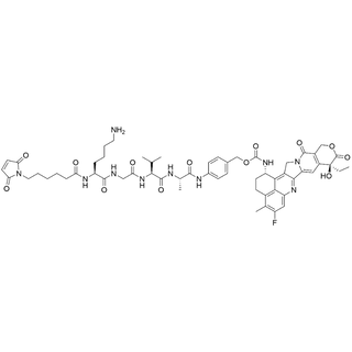 MC-Lys-Gly-Val-Ala-PAB-carbamate-Exatecan