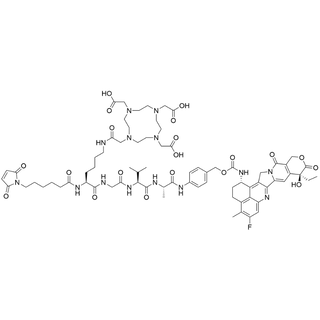 MC-Lys(DOTA)-Gly-Val-Ala-PAB-carbamate-Exatecan