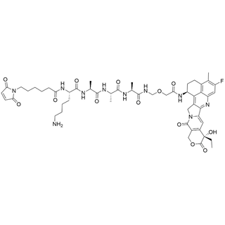 MC-Lys-Ala-Ala-Ala-NH-CH2-Glycolic amide-Exatecan