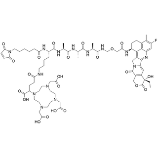 MC-Lys(DOTAGA)-Ala-Ala-Ala-NH-CH2-Glycolic amide-Exatecan