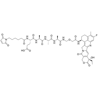 MC-Glu-Ala-Ala-Ala-NH-CH2-Glycolic amide-Exatecan