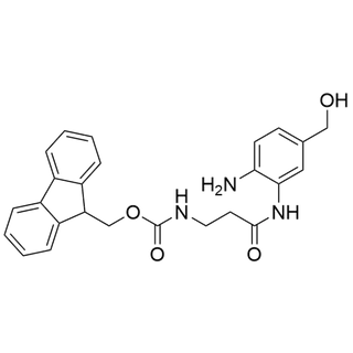 (9H-fluoren-9-yl)methyl (3-((2-amino-5-(hydroxymethyl)phenyl)amino)-3-oxopropyl)carbamate
