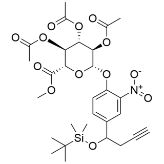 MAC glucuronide linker-2-nitro-(alpha-propargyl)-TBS