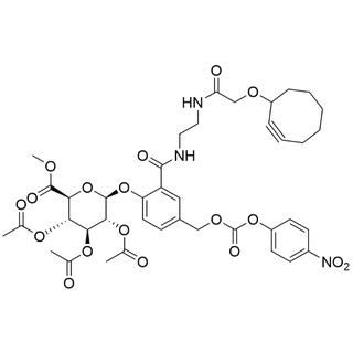 MAC glucuronide linker-2-(cyclooctyne-O-acetamide-CH2CH2-amide)-PNP
