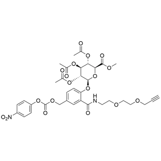 MAC glucuronide linker-2-(propargyl-PEG2-amide)-PNP