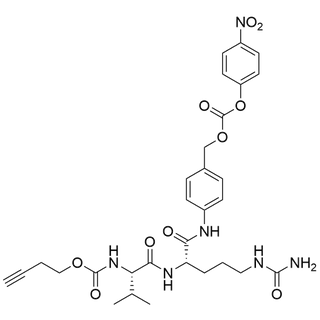 But-3-yn-1-yl carbamate-Val-Cit-PAB-PNP