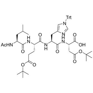 Ac-L(E/OtBu)(H/Trt)(D/OtBu)-OH