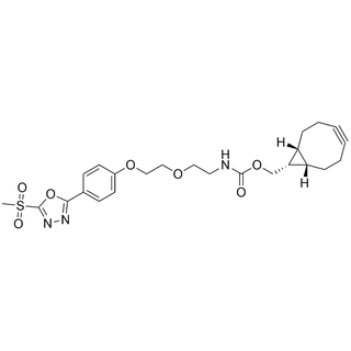 4-(5-(methylsulfonyl)-1,3,4-oxadiazol-2-yl)phenoxy-PEG2-endo-BCN
