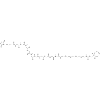 MC-pSar10-PEG4-endo-BCN