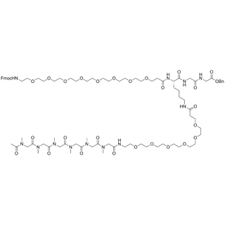 (Fmoc-amido-PEG8)-Lys(Ac-pSar6-PEG6)-Gly-Gly-OBn