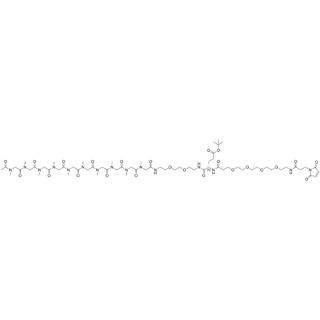 Ac-pSar10-PEG2-Glu(t-Bu)-PEG4-MP