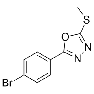 2-(4-bromophenyl)-5-(methylthio)-1,3,4-oxadiazole