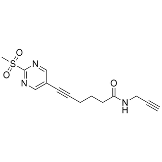 6-(2-(methylsulfonyl)pyrimidin-5-yl)-N-(prop-2-yn-1-yl)hex-5-ynamide
