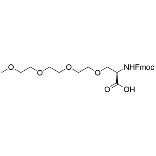 (R)-13-((((9H-fluoren-9-yl)methoxy)carbonyl)amino)-2,5,8,11-tetraoxatetradecan-14-oic acid
