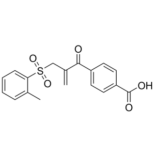 4-(2-((o-tolylsulfonyl)methyl)acryloyl)benzoic acid