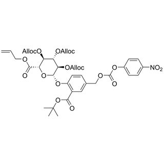 Allyl glucuronide linker-2-(tBu ester)-PNP 
