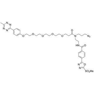 mTz-PEG4-amido-N-(3-azidopropyl)-N-(C2-amido-PODS)