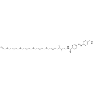 Propargyl-PEG8-amido-EN-amido-diazenyl-CH2OH
