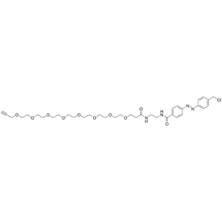 Propargyl-PEG8-amido-EN-amido-diazenyl-CH2Cl