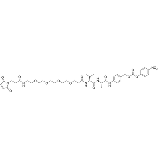 MP-PEG4-Val-Ala-PAB-PNP