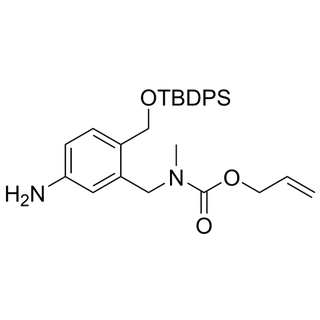 allyl (5-amino-2-(((tert-butyldiphenylsilyl)oxy)methyl)benzyl)(methyl)carbamate