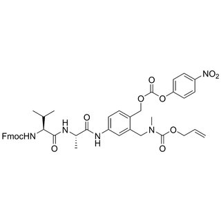 Fmoc-Val-Ala-PAB-(2-CH2-N-Me-N-Alloc)-PNP