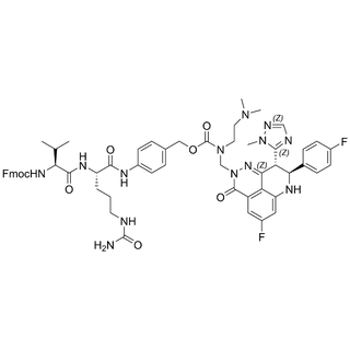 Fmoc-Val-Cit-PAB-(N-DMAE-N-CH2)-Carbamate-Talazoparib
